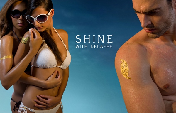 body jewrly with 24K gold