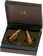 Chocolate gift with 24 karat gold