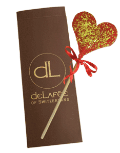 Lolli luxus Geschenk mit essbarem Gold