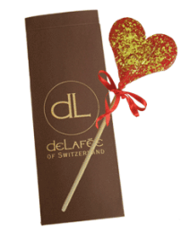 Lollipop with edible gold