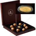 Chocolat a l'or avec pi�ce d'or