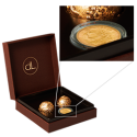 Chocolat a l'or avec pi�ce d'or