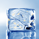 gold ice cubes