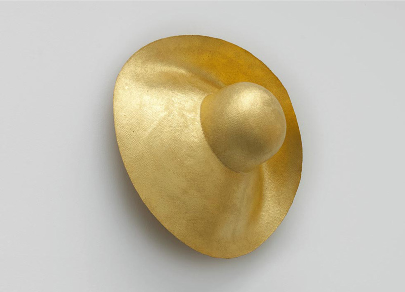 Ann Veronica Janssens - L'été (Summer), 2011. Guilt hat by Ann Veronica Janssens