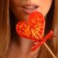 Lollipop with edible gold