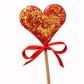 Lollipop with edible gold