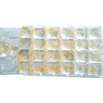 gold ice cubes