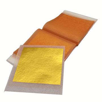 25 essbare Goldblaetter transfer