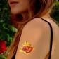 gold tattoo rose