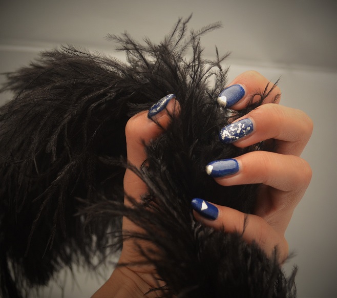 feuille d'or. manucure. nail art. doré. DeLafée. chic. ongle