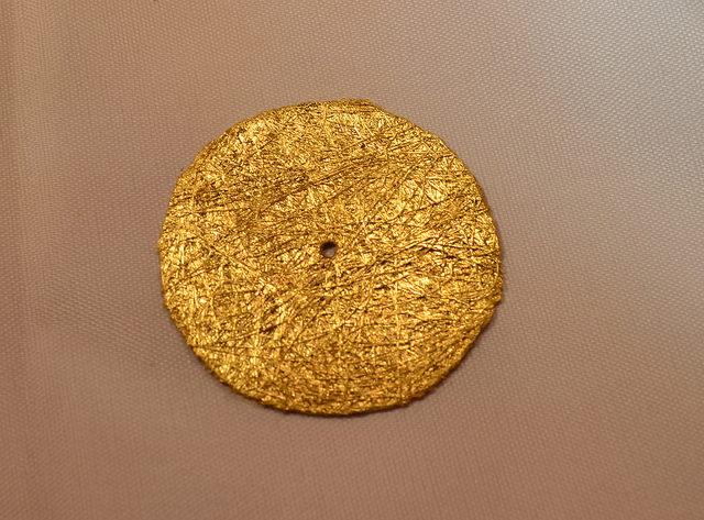 24 k. Blattgold auf Papier aus Naturfasern