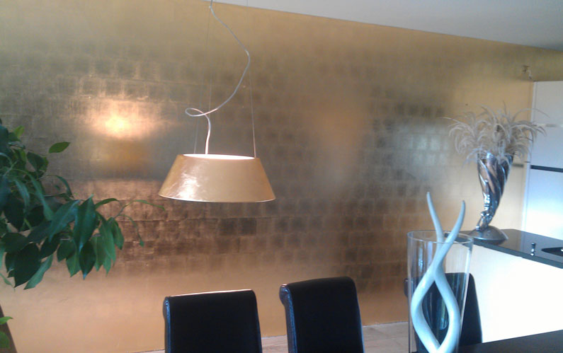 gold wall