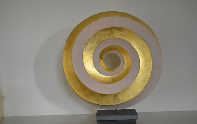 Gold leaf. design. sculpture. gilded. gold. gold foil. DeLafée.