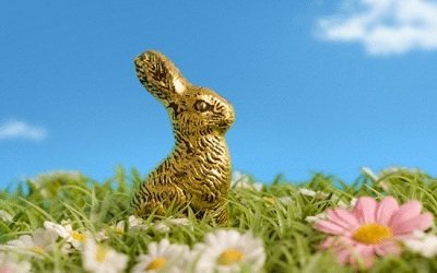 Golden Easter Bunny