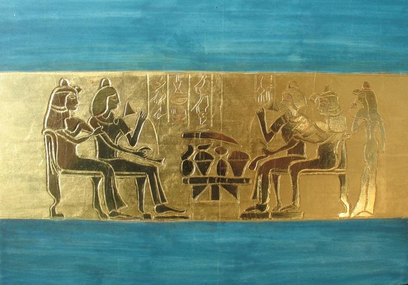 Art of the gilder using gold leaf 